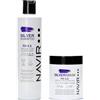 Navir Profesional NAVIR Professionale | Pack Capelli Decolorati - Shampoo 300 ml + Maschera 250 ml - Effetto Antigiallo - pH Acido - 100% Vegano - Senza Siliconi - Cura del Colore Lunga Durata