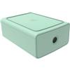 Exacompta - Rif. 315480D - 1 modulo di classificazione Tiny Box 1 cassetto Autentik sovrapposbile, dimensioni esterne: profondità 19 x larghezza 26,5 x altezza 10 cm, verde salvia