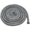 SIGANDG 8mm*4m Guarnizione per Porta Stufa,Fibra di Vetro Corda Ignifuga per Stufa,Guarnizione Camino, Corda per Sportello Stufa Pellet Termocamino,Forno,Caldaia