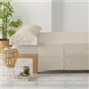 Degrees home - Premium - Completo lenzuola - 4 pezzi - Lenzuolo - Lenzuolo con angoli 105 x 200-2 federe 80x50
