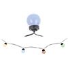 Zarivy Ghirlanda LED di lampadine sferiche fisse per esterni, con illuminazione multicolore in toni tenui. Con 20 LED e 12,5 metri, crea un'atmosfera accogliente e festosa in qualsiasi spazio.