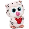 NICI- Peluche GLUBSCHIS Gufo Lowidou 15cm Rosa-Simpatico peluchetto con Imbottitura Morbida per Giochi e Coccole, Doudou, Perfetto Come Idea Regalo per Bambini e Adulti, Colore, 49263