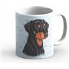 power gift DOBERMANN - (ITA) tazza da caffè, tazza da tè in ceramica di alta qualità. Una tazza con la grafica di un animale domestico e un'apposita scritta in italiano. Un regalo pratico. 24.