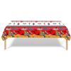 Meet-shop Tovaglia da Corsa,Tovaglie Festa Moto 130 x 220 cm Copritavola in Plastica in Tema Cors per Feste di Compleanni per Bambini, Scuola, Feste, Festival Vari