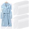 TranRantic 30 Pezzi Trasparenti Copertura Vestiti, Portaabiti Antitarme, Coperchio Antipolvere in Plastica, Lavabile Custodie Copri Abitiper Appendere Vestiti, Abiti, Cappotti(60 * 140CM)