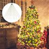 Kedoxi Luci dell'albero di Natale con anello 16 corde 400 LED, Xmas String Lights con Timer, Tenda di Natale Fairy Tree Light 8 modalità per Xmas Abete Pino Party Decorazione Bianco Caldo