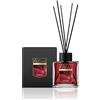 Redama Profumatore con bastoncini in legno,diffusore ambienti 200ml Vino Rosso, Lunga Durata - Profumo per Ambienti Elegante Persistente