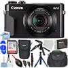 Canon Powershot G7 X Mark II Fotocamera Digitale+ Ext Batt + 32GB + Treppiedi