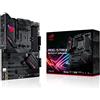 ASUS ROG Strix B550-F Gaming, Scheda Madre Gaming ATX, AMD B550, Socket AM4, DDR4, PCI 4.0, LAN Intel 2.5Gb, 2xM.2,ASUS Optimem II, USB 3.2 Gen 2, Aura Sync RGB, Nero