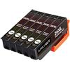 Supply Guy 5 cartucce compatibili con Epson 26XL Nero fotografico per Expression Premium XP510 XP520 XP600 XP605 XP610 XP615 XP620 XP625 XP700 XP710 XP720 XP800 XP810 XP820