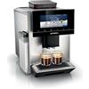 Siemens, caffettiera super automatica, EQ900, modalità barista, 2 smerigliatrici in ceramica, display touch&slide, 6,8, connettività Home Connect, acciaio inossidabile, TQ903R03
