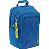 Giochi Preziosi WAY OUT - Zaino scuola c/tasca PC - 3 Scomparti con cerniera, tasca porta-cellulare e foro auricolari, porta-borraccia, Schienale e Spallacci Imbottiti, adatto alla scuola, Azzurro, 35 x45 x55 cm