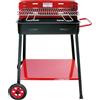 FILCASALINGHI Barbecue a Carbonella Carbone BBQ da Giardino Esterno in Acciaio 53x39 cm - 850 LUX
