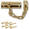 Merriway BH06518 - Catena di sicurezza per porta, in ottone massiccio lucido, confezione da 1, colore: Oro
