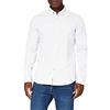TOM TAILOR Camicia Slim Fit in Cotone, Uomo, Bianco (White 20000), 3XL