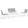 KONTE.DESIGN Set Salotto ARENT Bianco
