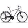 HEAD Revelo 1.0, Bicicletta da Trekking Unisex Adulto, Grigio Opaco/Rosso, 55