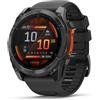 Garmin fēnix 8, 51mm, Display AMOLED 1,4, Touch, Pulsanti induttivi, Speaker e Microfono, Comandi Vocali, GPS Multi-band, Torcia, Mappe, 90+ App per lo Sport, Autonomia 29 giorni (Slate Gray & Black)