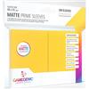 Gamegenic GGS11032ML Matte Prime Sleeves (100-Pack), Yellow