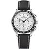 RollsTimi Pagani Design 1701 Orologio Uomo VK63 Orologio al Quarzo Cinturino in Acciaio Inox 100 Metri Resistente all'Acqua Elegante Sport Business Elegante Orologio Regalo da Uomo. (Cintura Bianca)