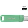 SanDisk SanDisk Ultra Dual Drive Go - Chiavetta USB - 512 GB - USB 3.2 Gen 1 / USB-C - absinthe green (verde) SDDDC3-512G-G46AG