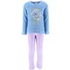 Disney Stitch Pigiama per Ragazze, T-Shirt e Pantaloni Lunghi in Velluto 2 Pezzi per Bambina, Pigiama con Disegni Stitch e Angel, Taglia 8 Anni | Blu