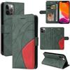 GoodcAcy Cover per LG K50/LG Q60,Premium Pelle PU Portafoglio con Supporto Flip Libro Libretto Custodia [Protezione Completa] [Slot per Scheda] [Supporto Stand] - Verde