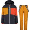 CMP Completo Sci Bambino Giacca e Pantalone CMP Antracite Completo da Sci Bambino 33W0044 U423 152CM 12A