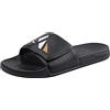 Knixmax Scarpe da Spiaggia e Piscina Donna Ciabatte da Doccia Pantofole da Bagno Pantofole da Interno E da Esterno Sandal Gancio e Anello Nero 36/37EU