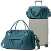 SEAFEW Borsone da Viaggio Donna, 40x20x25 Ryanair Bagaglio a Mano Borsa da Viaggio con Scomparto per le Scarpe, Borsa Sportiva Borsone da Palestra Grande, Borsa da Weekend,Borsa per Ospedale,J4-Pavone blu