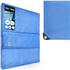 KOTARBAU® Telo Impermeabile Esterno - Polietilene - 2 x 3 m - Blu - 75 g/m² - Telo Sotto Piscina Fuori Terra - Copertura con Occhielli - Telone Robusto - Copertura Esterna - Telone da Giardino