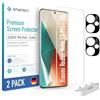 smartect TPU Pellicola Protettiva [2 + 2 Pezzi] compatibile con Xiaomi Redmi Note 13 Pro+ 5G, Schermo + Fotocamera, Copre l'intero Display, Proteggi Schermo Anti-Bolle, Anti-Impronte