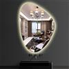 GQJNHUI Specchio Asimmetrico A LED For Bagno,40X60CM|50X70CM|60X80CM|70X90CM Specchio Da Parete Irregolare Con Luce LED, Specchio Cosmetico, Specchio For Trucco, For Camera Da Letto, Ingresso, Soggiorno ( Col