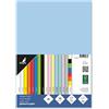 Kangaro - Carta colorata blu pastello DIN A4 - 120 g/m² FSC mix - 100 pezzi - Carta da lettere fai da te