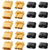 YIXISI 5 Pairs MR30 Battery Connettore, MR30 Guaina Connettore Spina, MR30 Connettore Maschio Femmina, per Batteria Lipo RC Aerei Auto