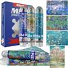 MISITU Confezione da 4 mini puzzle da 150 pezzi per adulti fiori pittura a olio puzzle da viaggio come decorazione per la casa