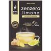 King Cup - 1 Confezione da 10 Bustine Solubili di Bevanda Zenzero e Limone da Zuccherare, 10 Stick da 6 gr, Gusto Zenzero e Limone da Aggiungere a 60 Ml di Acqua Calda, Senza Glutine, Senza Lattosio