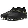 PUMA Future 8 Match Fg/AG, Scarpe da Calcio Unisex-Adulto, Bianco Nero Rosso Brillante, 41 EU