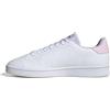 adidas Donna Urban Court Shoes, Ftwr White/Ftwr White/Clear Pink, 40 2/3 EU