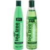 Swan household ® Set di 2 - Xhc Tea Tree olio idratante shampoo e balsamo (400ML)