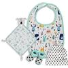 Interbaby - Set regalo neonato modello Koala - da 0 a 6 mesi circa - Set 4 pezzi composto da cappello, Dou Dou, Bavaglino e alcuni peucos.