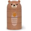 Legami - Organiser da Scrivania, Desk Organiser con 3 Cassetti ad Apertura Laterale, Scomparto Superiore con Chiusura a Scorrimento, Tema Teddy Bear