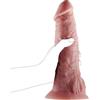 ferch Dildo Realistici Sex Toys per Donna, 24CM Dildos anal plug replica del pene, doppio Plug anale con vene e forte ventosa, Peni Giocattoli del sesso Donna Uomini Coppie
