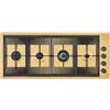Foster Piano Cottura 4 fuochi a Gas da 111 cm Piano Inox colore Oro