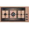 Foster Piano Cottura 3 fuochi a Gas da 87 cm Piano Inox colore Rame