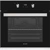 Sharp K-61D27BM1-FR Forno elettrico da incasso 68 L su 5 livelli, Pirolisi autopulente e 6 tipi di riscaldamento, nero