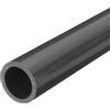 QUARKZMAN Tubo PVC 27,2mm ID 32mm(1 1/4) OD 350mm Light Grigio Alta Resistenza Tubo Rigido Rotondo in PVC Tondo per Tubo Acqua Artigianato Cavo Manicotto