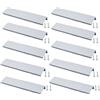 JNRFTY 10 Pezzi Maniglia per Armadi Maniglia Invisibile Maniglia di Armadio da Cucina Mobili Cassetto Spazzolato 300MM
