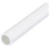QUARKZMAN Tubo Rigido Rotondo in PVC 6mm(1/4) ID 8mm OD 350mm Bianco ad Alta Resistenza per Tubi d'Acqua Artigianato Guaina per Cavi
