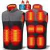 Panngu Gilet riscaldato da uomo, XXL, ideale per riscaldare le giacche - Gilet riscaldato alimentato tramite USB (alimentatore escluso), Nero, XXL